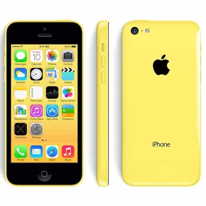 iphone 5c amarelo