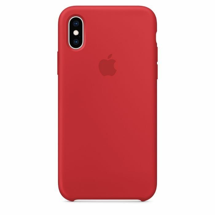 Apple iPhone Xs Max Silicone Case Product Red