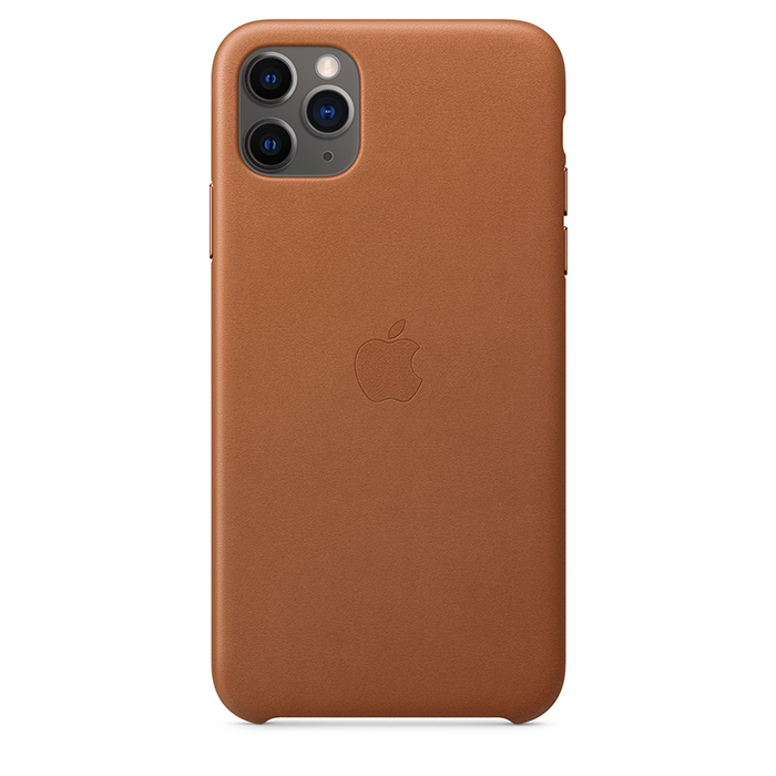 Apple iPhone 11 Pro Max Capa em pele Castanho celim Grau A