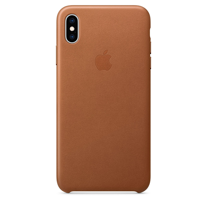 Apple iPhone Xs Max Capa em pele Castanho Celim Grau A