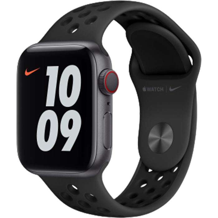 Apple Watch 40mm Nike Sport Band Black Grau A