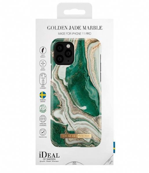 iDeal Of Sweden iPhone 11 ProXXS Fashion Case Golden Jade Marble
