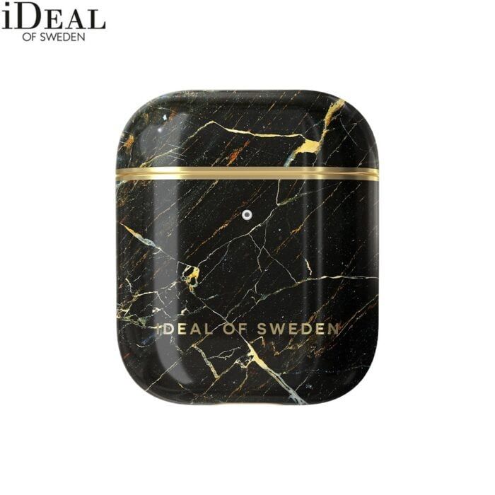 iDeal Of Sweden Airpods Case Golden Smoke Marble