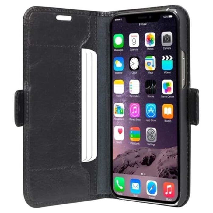 Dbramante1928 iPhone 12 Pro Max 2 in 1 Magnetic Wallet Case Black