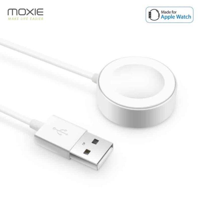 Moxie Apple Watch Charger USB A Branco Novo