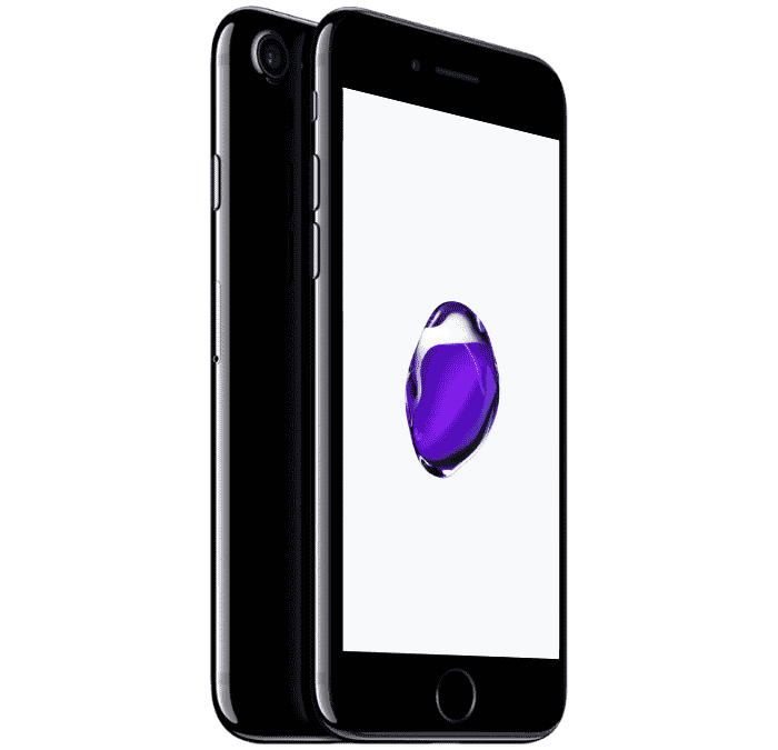 Apple - iPhone 7 128GB Grau B Preto Brilhante