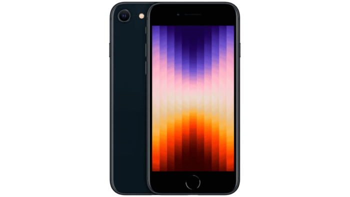 Apple - iPhone SE 2022 64GB Grau Premium Meia Noite
