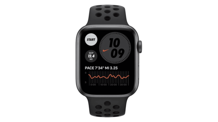 Apple Watch 6 Nike Cinzento